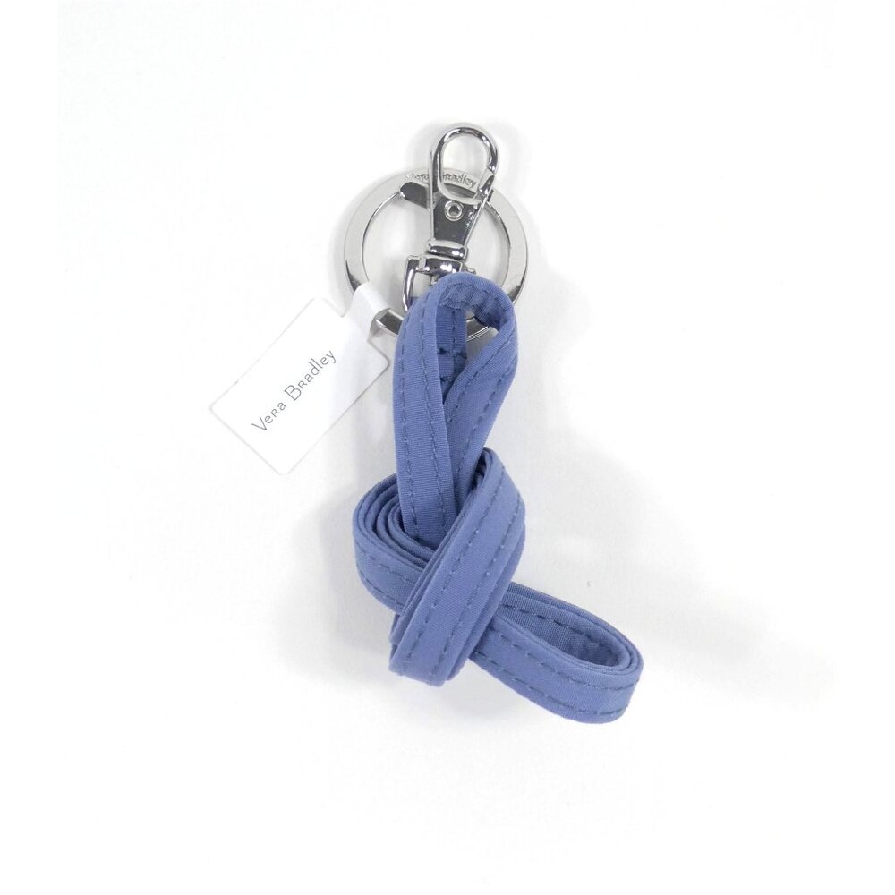 Vera Bradley Rustic Blue Microfiber Lanyard‎ NWT